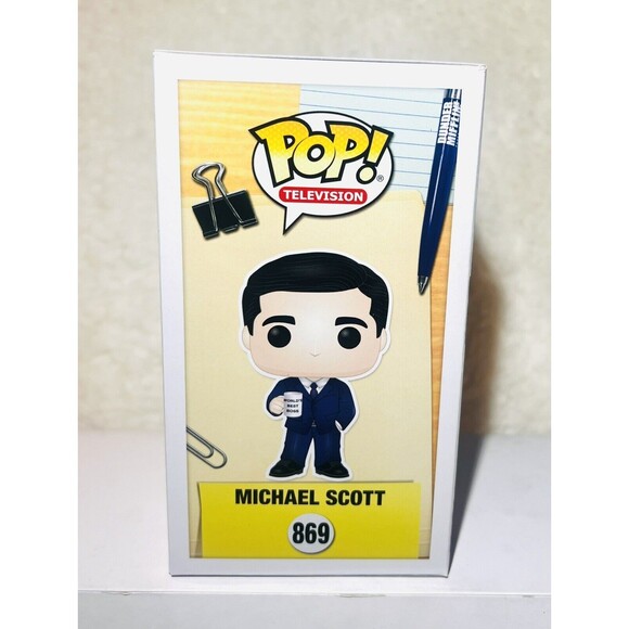 Funko Pop! Television The Office Michael Scott #869 Vinyl Figure With Protector - Picture 5 of 7